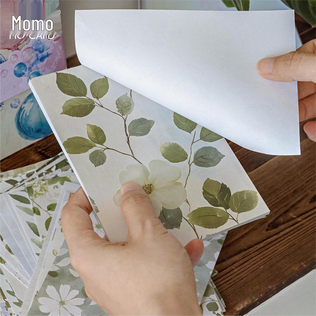 Mò Mò Retro Watercolor Blending Journal: Scenery & Collage Base Papers