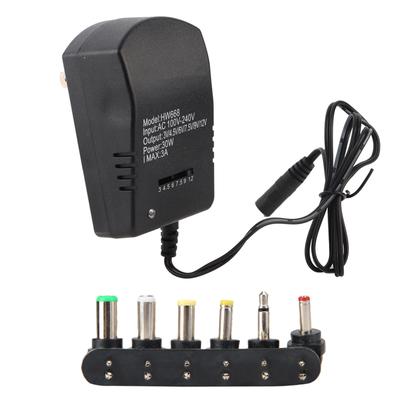 Univerzální 30W 3v4.5v6v7.5v9v12v Nastavitelný Napěťový DC Napájecí Adaptér