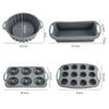 Kitchen Silicone Baking Loaf Pans Non-Stick Cake Pan Bakeware for Oven Silicone Molds for Cupcakes Donuts Muffin