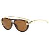 New Fashionable Rope Knot Double-Bridge Metal Sunglasses Women's INS Style Outdoor Street Style UV-Protective Sunglasses