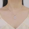 LIKGREAT Biblical Hebrew Calligraphy Necklace Earring Keyring Stainless Steel Jerusalem Verse Pendant Je Prayer Jewelry