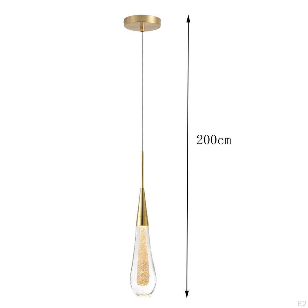 Glass Pendant Light, Modern Light for Kitchen Island, Ceiling Dining Room