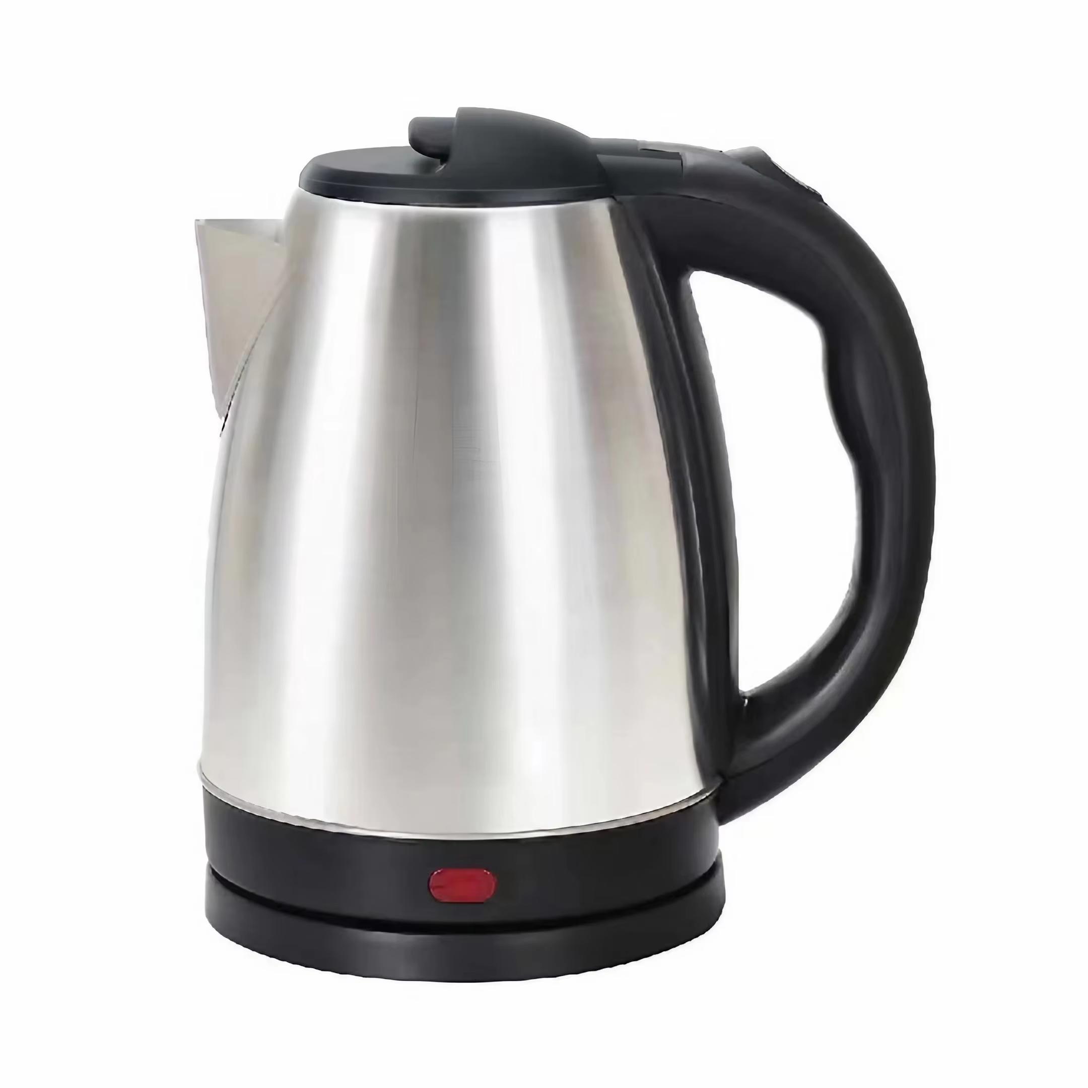 

Электрический чайник 2 л 1000 Вт Чайник из нержавеющей стали с автоматическим отключением и защитой от выкипания, Быстрое кипячение для дома и кухни, Прочная кухонная утварь US