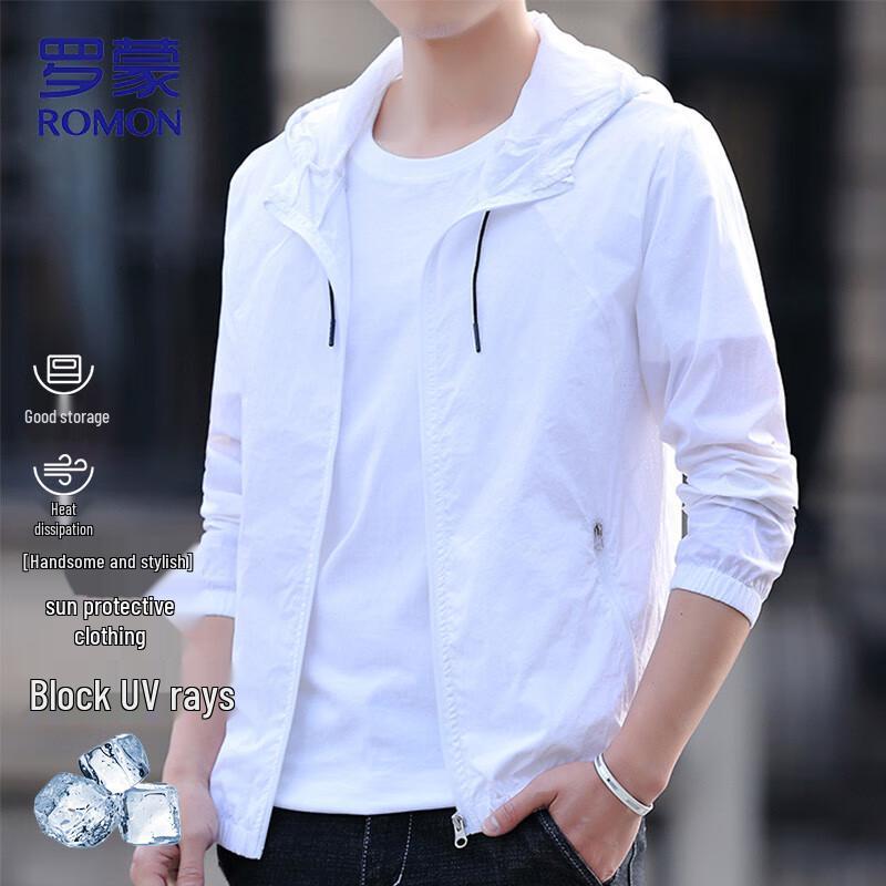 ROMON Men s Lightweight Hooded Sun Protection Jacket M