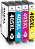 Ink Cartridge 405XL - OINKWERE - Compatible Epson - Pack of 4 - 1100 Pages - Multicolor