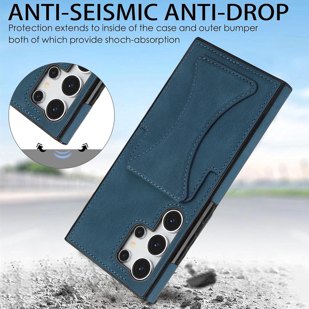 Retro Leather Phone Case for Samsung Galaxy S26 Ultra S26+S25 Edge S24 Fe S23 Plus S22 S21 S20 Note20 Card Holder Magnetic Cover
