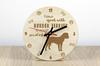 Border Terrier - clock with dog, wooden clock with engraving, personalised clock by Art-Dog