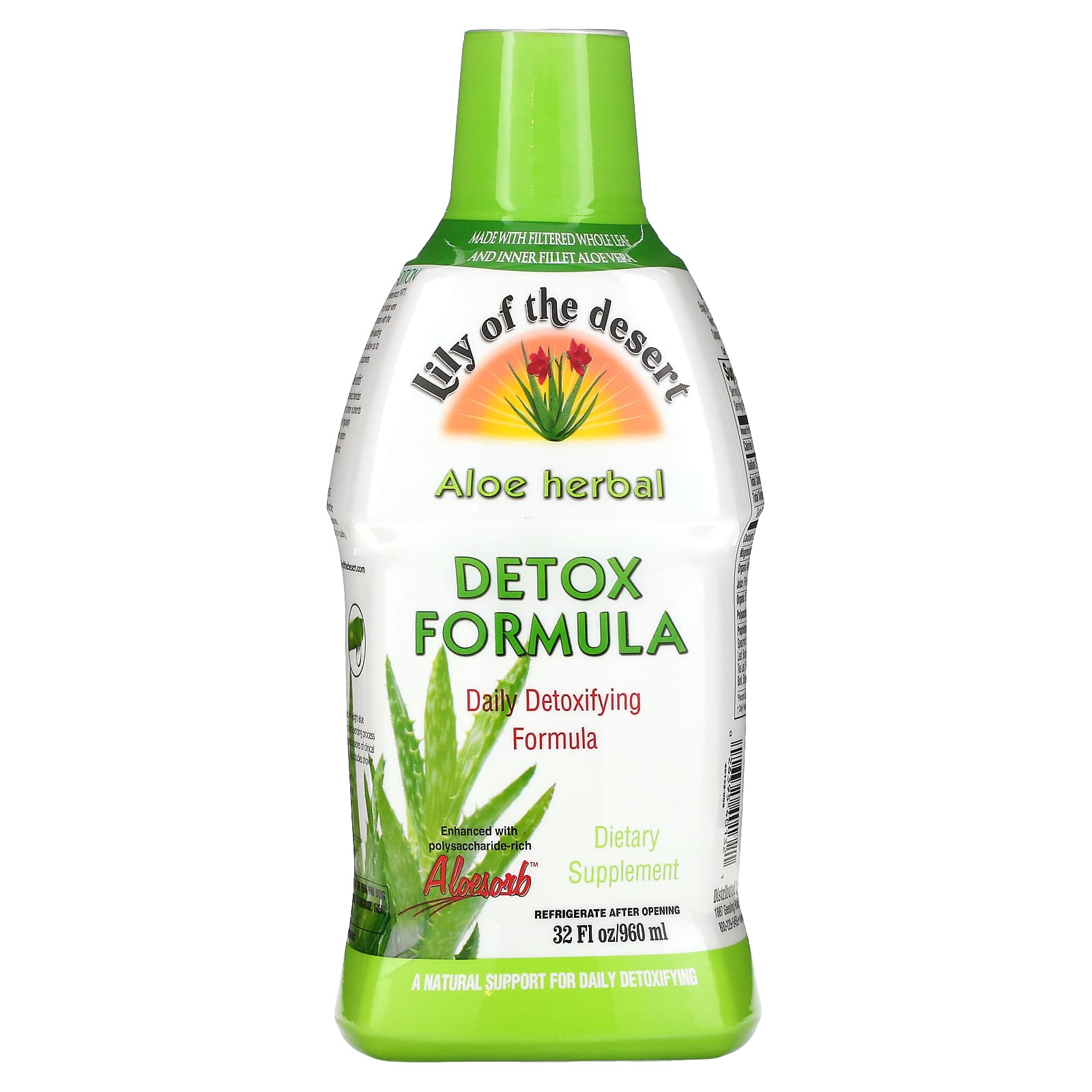 

Aloe Herbal, Detox Formula, 32 Fl Oz (960 Ml)