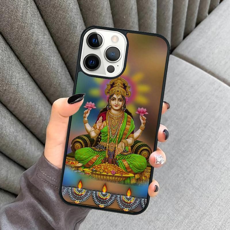 Lakshmi Hindu Goddess Phone Case For iPhone 17 Air 16 16e 15 13 14 Pro Max 11 12 Plus 2022 MAX Shell Cover coque
