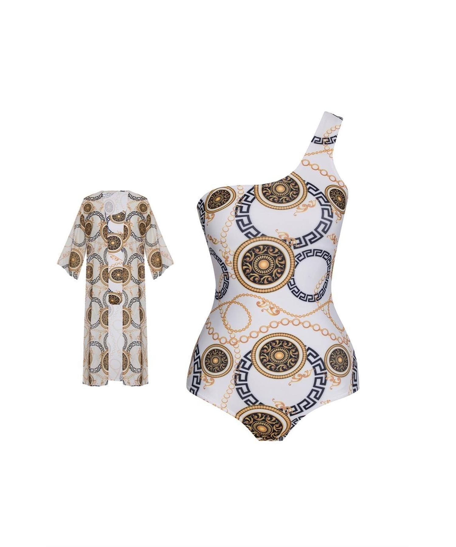 

Купальник из парео на одно плечо