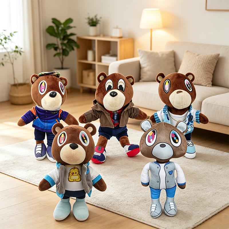 10 Inch Cute Plush Bear Toy Soft Stuffed Animal Ideal Graduation Gift For Kids Boys And Girls