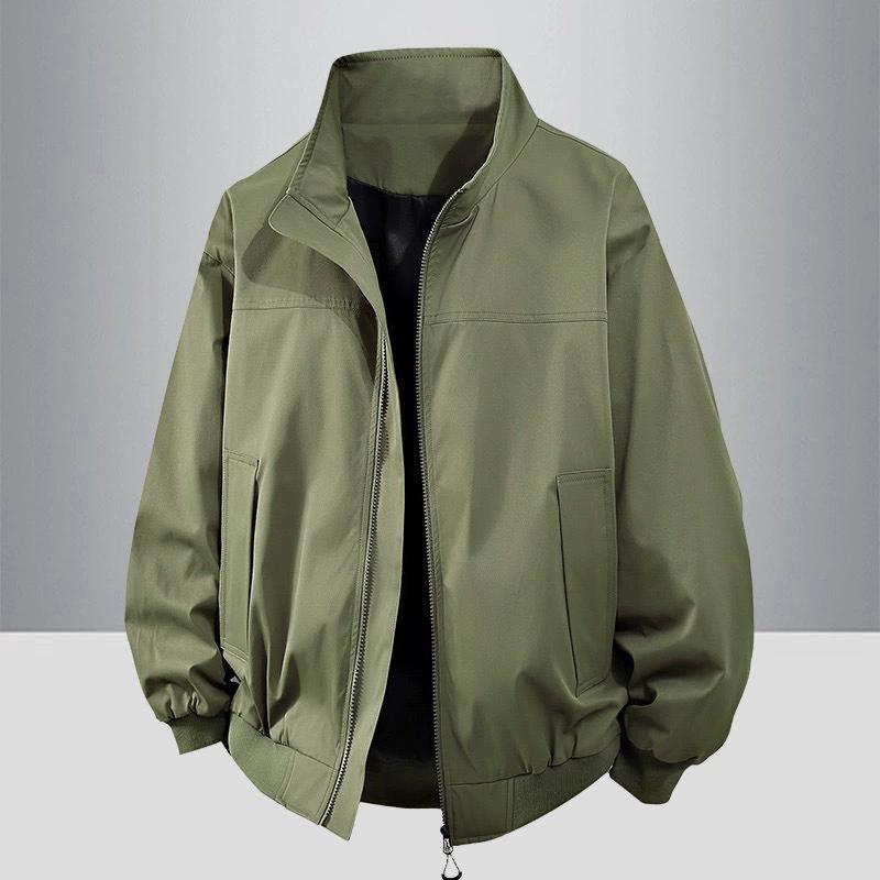 Herrenjacke, Lässig und modisch Stehkragen, Outdoor-Sportjacke, Winddichte Bergsteigerjacke