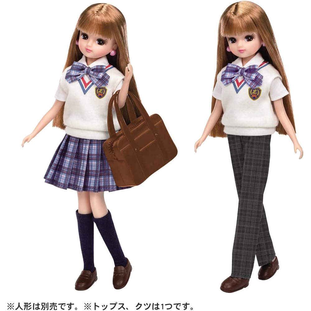 Takara Tomy Licca-chan Dress LW-08 Outfit Set for Dress-Up Play Toy for Ages 3 and Up