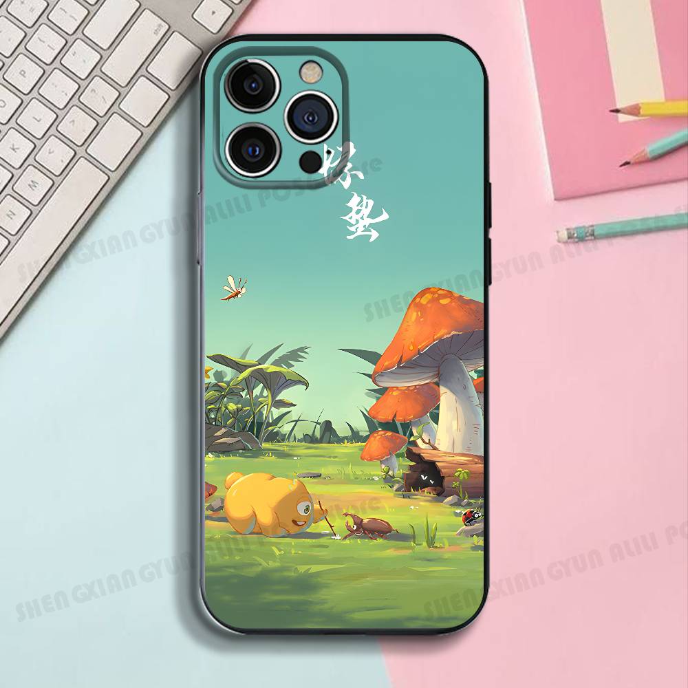 China Solar Terms Silicone Soft Phone Case For IPhone17 16 15 14 13 12 11 Pro Max Plus X XR SE Cover