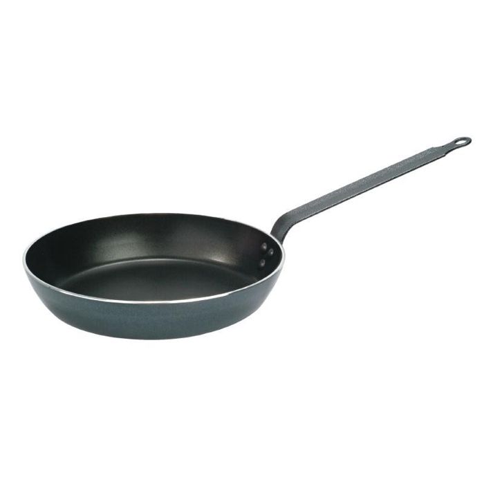Poêle Anti-Adhésive - Bourgeat - 20 cm - Acier époxy - Poignée fixe - Tous feux sauf induction