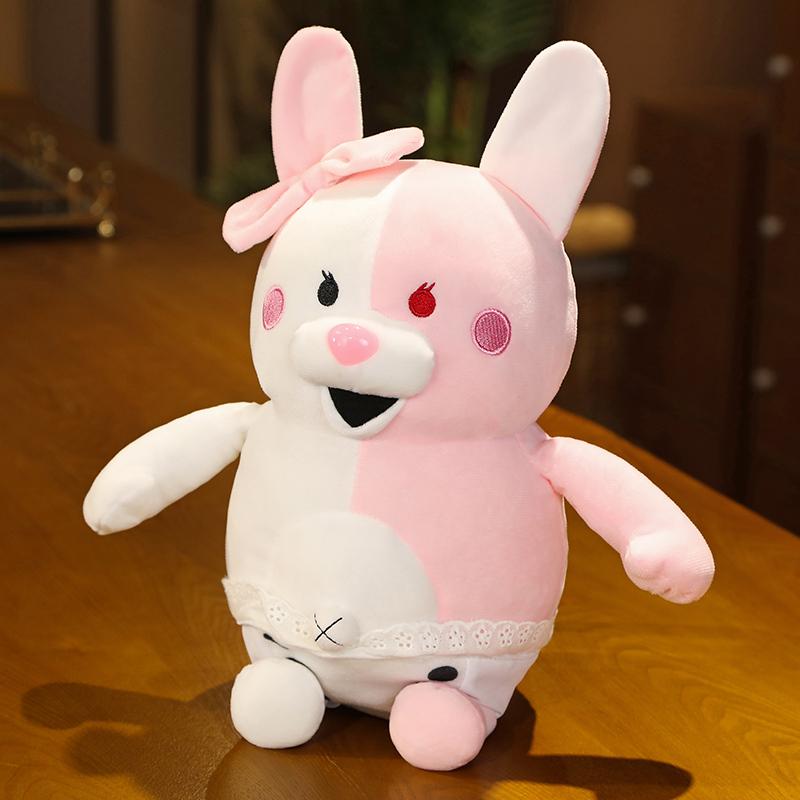 Danganronpa V3 Monokuma Pluche Speelgoed Kawaii Knuffel Anime Schattige Zwart-Witte Beer Pop Monomi Knuffels Kussen Kerstcadeau 25cm