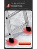 Galvanized Folding A-Frame Ladder: Double-Sided, Multifunctional, Thickened for Outdoor or Household Use