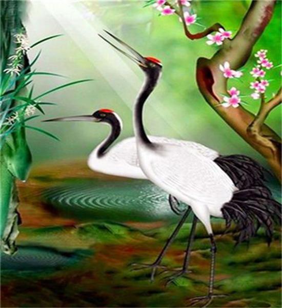 RUOPOTY DIY Oil Painting By Numbers Flower Bird Picture Wall Art Picture By Numbers Animal Unique Gift For Living Room