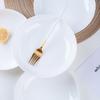 Small Round Pure White Plastic Dish