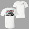 Camiseta Corvette C7, Camiseta Gráfica de Coche Deportivo Clásico 2 Caras con Logo Corvette