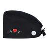 Fashion Solid Work Hat Casual Unisex Scrub Cap With Button