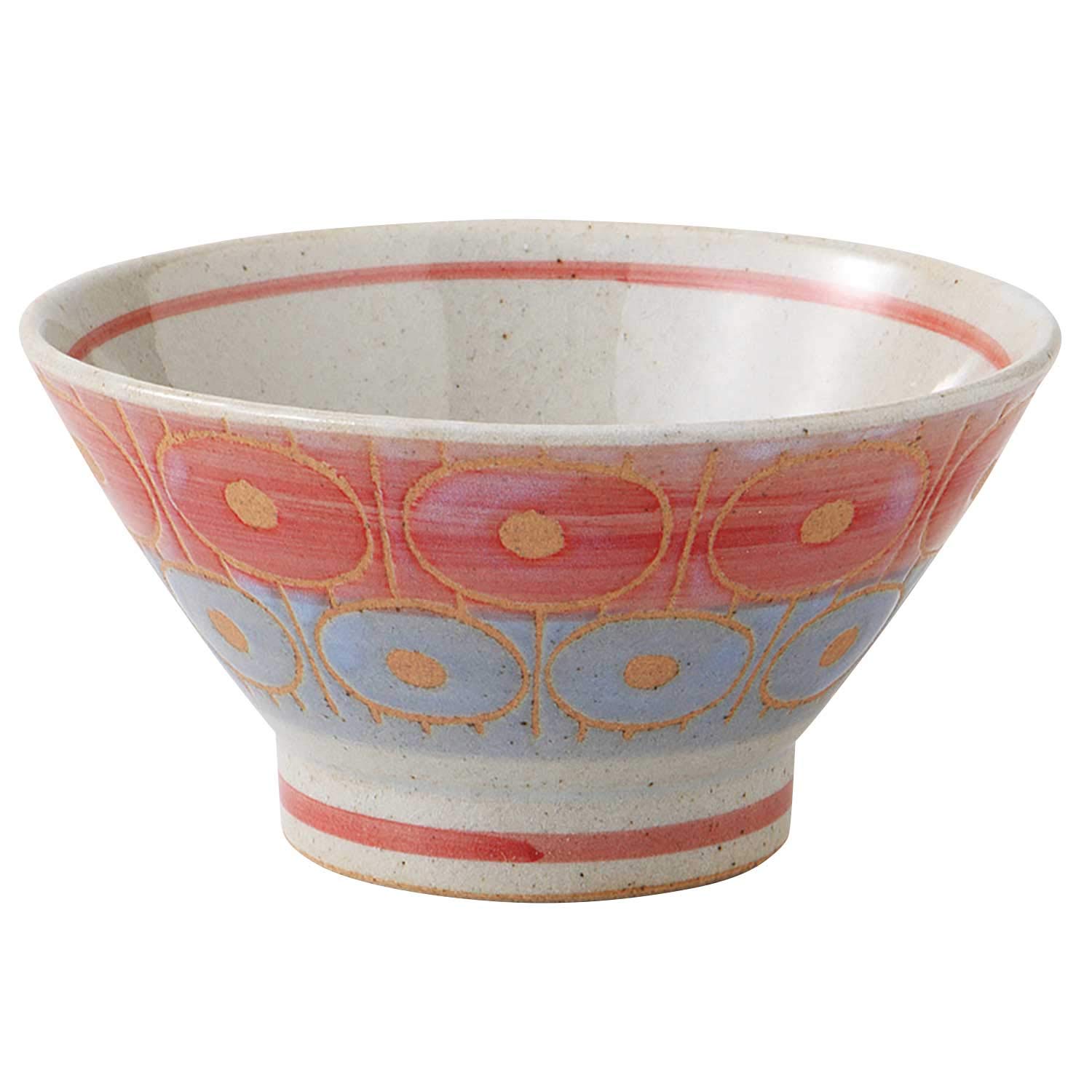 

Hamada Hasami Ware Seizan Kiln Rice Bowl Two Tone Red 397691 красный