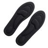 Sports Insoles Soft Sponge High Elastic Shock Absorption Breathable Shoes Cushion for Women Men Black 40 45
