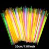 24/48/72pcs Glow Sticks 20cm Glow In the Dark Sticks with Connectors for Glow Bracelets, Party Favors Concerts & Festivals