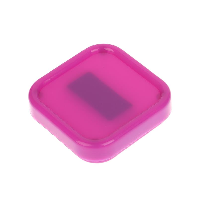 

Магнитная банка для хранения маникюрных головок, настольные инструменты для ногтей с магнитной квадратной коробкой, предотвращающей потерю швейных игл, устройство для ногтей фиолетовый