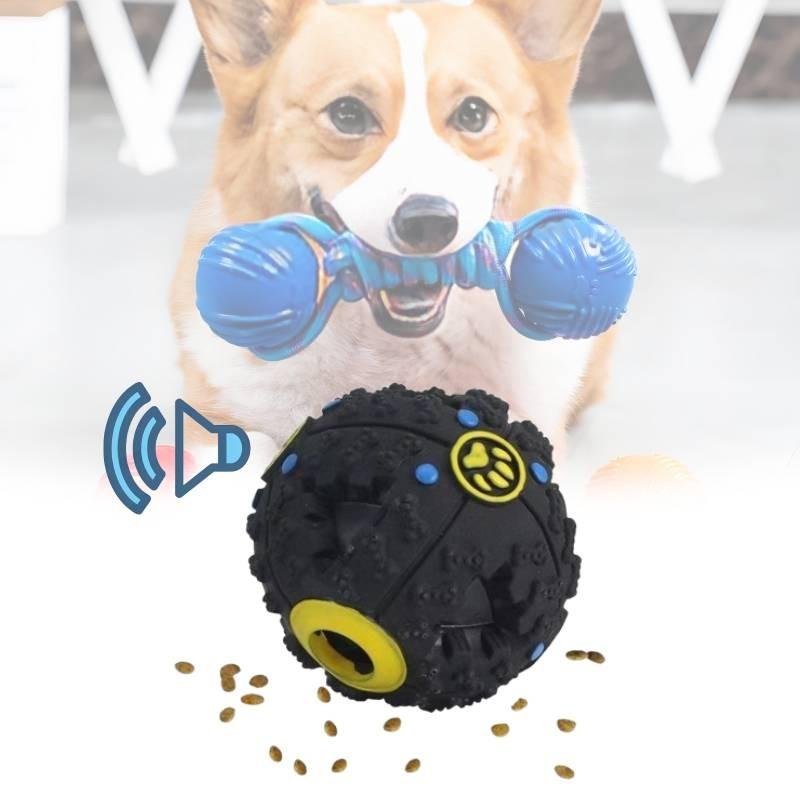 Toy Called Pet Leaky Food Ball Fun Play Plastic Gnawing Teeth Grinding Cleaning