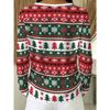 Women's Half Zipper Long Sleeve T-Shirt Christmas Style Pattern Printing Casual Daily Commuter