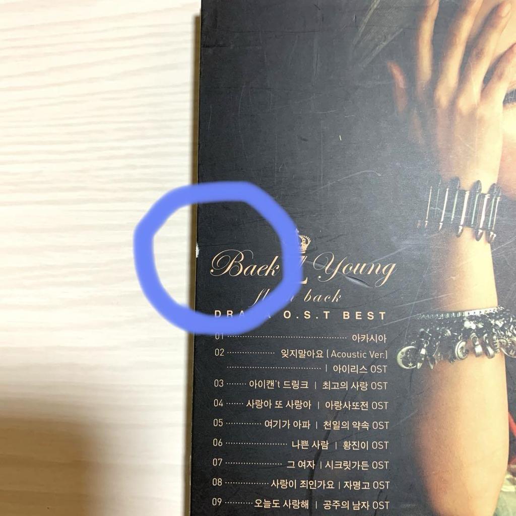 [USED] Baek Ji Young DRAM OST BEST ALBUM (Korean Edition)