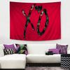 1Pc Urban Music Tapestry - Polyester 2D Print The Weeknd Signature & Xo Design, Ideal For Home Decor & Birthday Gift For R&B Fan