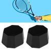 2pcs ABS Tennis Racket Butt Cap Black Racquetball Racket Cover  Pickleball Paddles