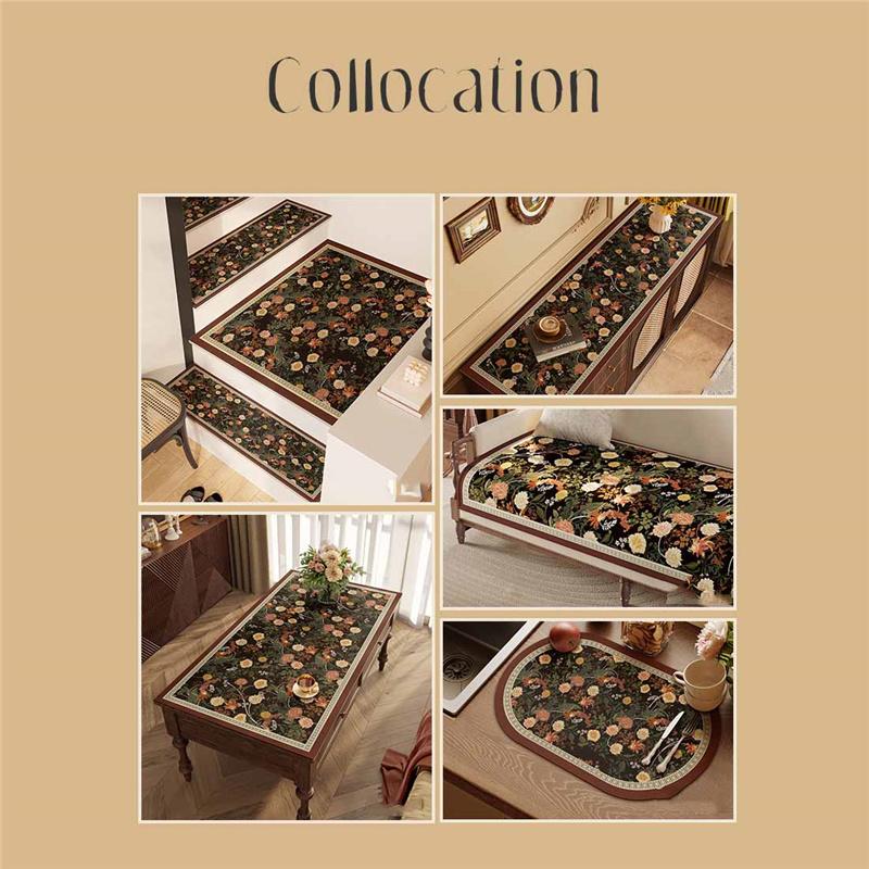 Leather Desk Mat Vintage Waterproof Desk Pad Non-Slip Cut To Size Writing Table Mat for Elegant Office & Gaming Setup