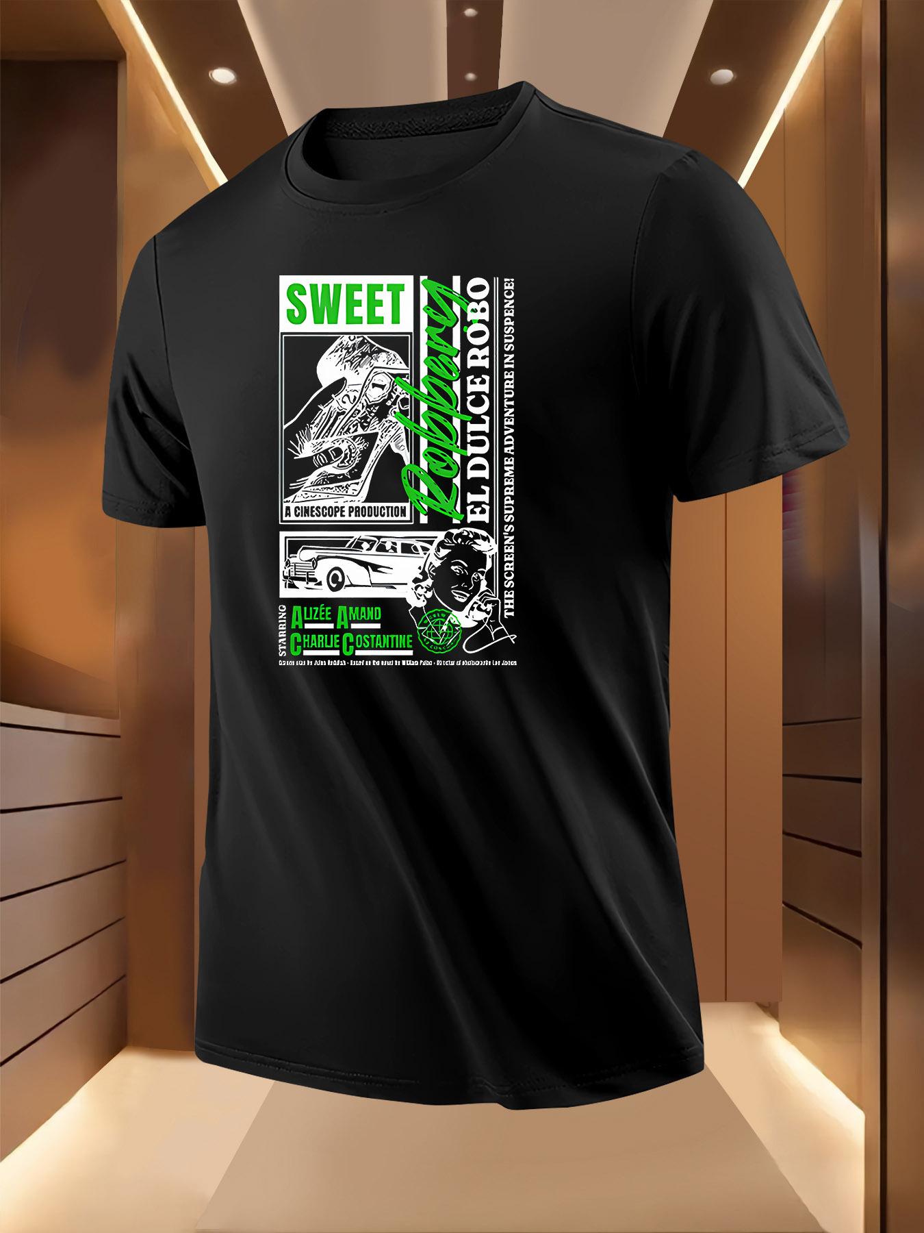 Sweet Heist Poster Print Tshirt - Breathable Lightweight ... XL