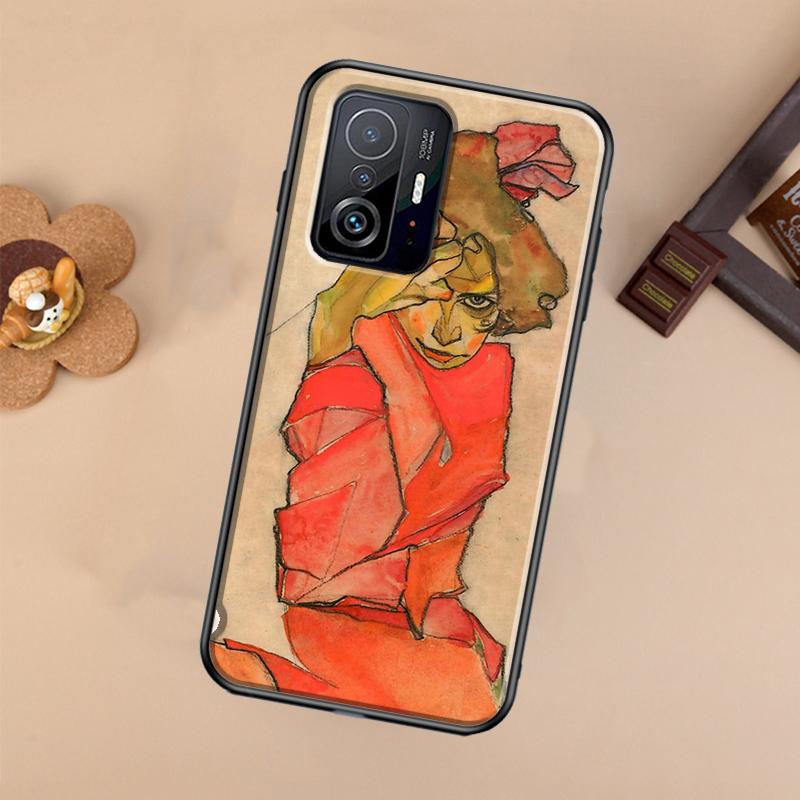 Egon Schiele Case For Xiaomi POCO X7 X6 X5 X3 Pro F3 F5 F6 M6 Pro 13 14 Ultra 11T 12T 13T 14T Pro Cover