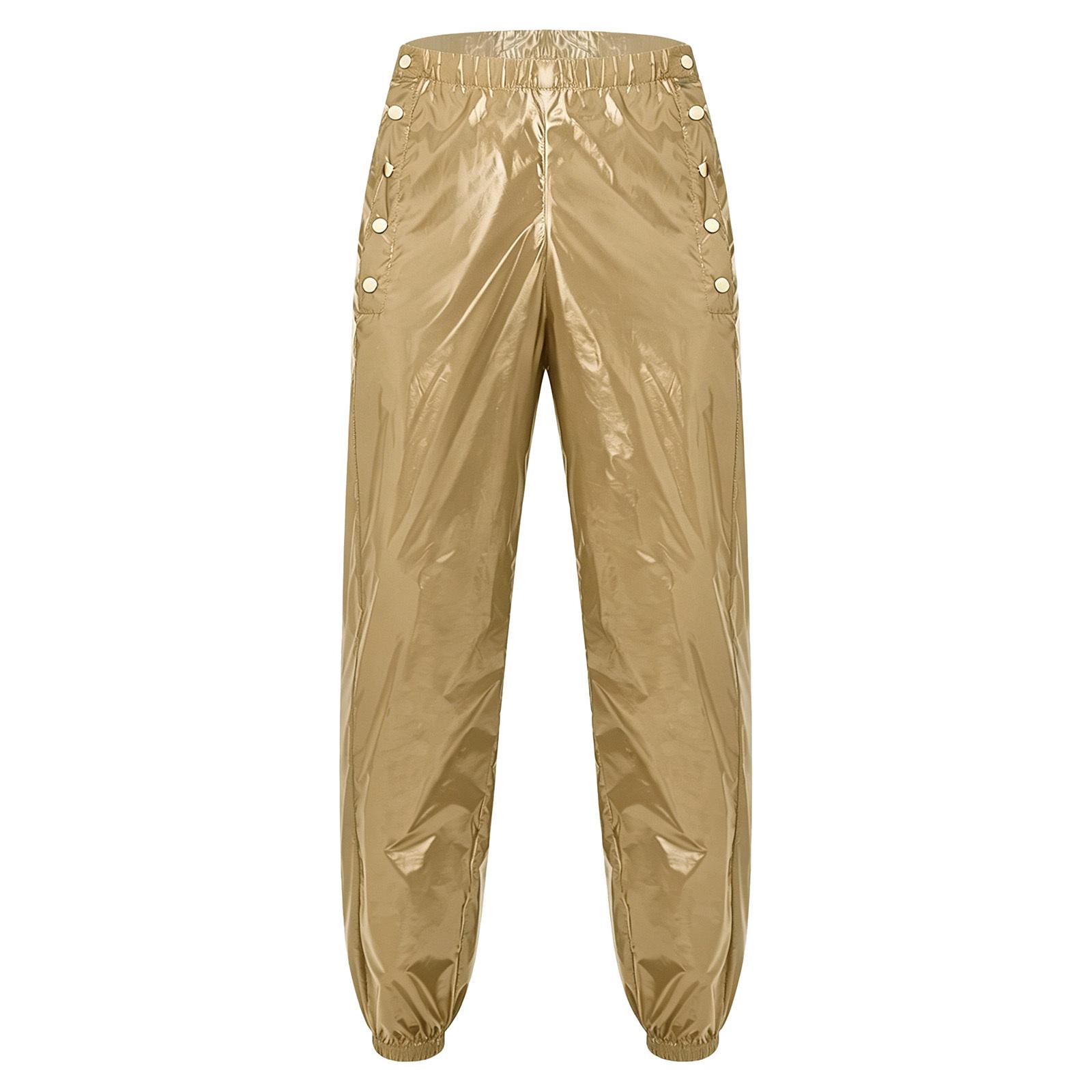 

Men Waterproof Diaper Covers Pants Sides Waist Buttons Jogger Pants Easy Wearing Leakproof Adaptive Bottoms Special Needs S