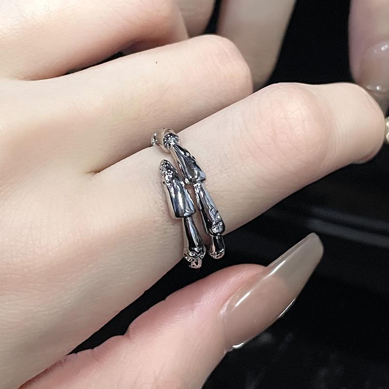 Nischen-Design Sinn Kalter Wind Französische Liebe Hoher Sinn Persönlichkeit Süßer Öffnungsring Damen Zeigefingerring