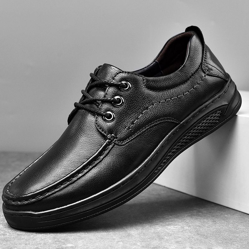 

Мужская кожаная повседневная кожаная обувь ручной работы большого бренда с хвостом в деловом стиле 44