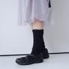 BASIC RIBBED SOCKS, BLACK