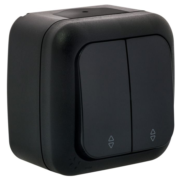 Double Va et Vient étanche noir