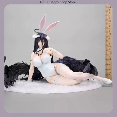 Overlord Albedo Anime Girl Figure Pajamas Kneeling Position Model Statue for Boys Collection Desktop Decoration Toy