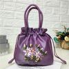 Embroidered Handcrafted Ethnic Handbag - Compact Shopping Bag for Mobile & Essentials