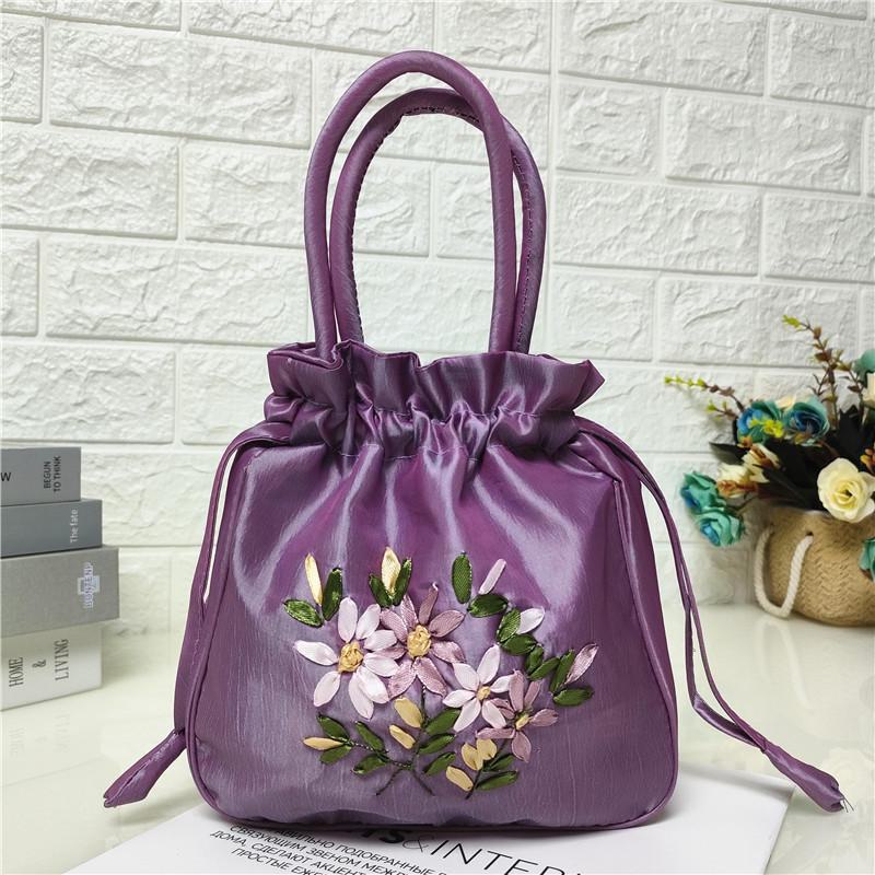 Embroidered Handcrafted Ethnic Handbag - Compact Shopping Bag for Mobile & Essentials