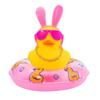 Cycling Accessories Bicycle Bell Duck Rubber Cute Duck Gold Chain Toy Cool Glasses Duck Car Dashboard Decor Motorcycle Riding