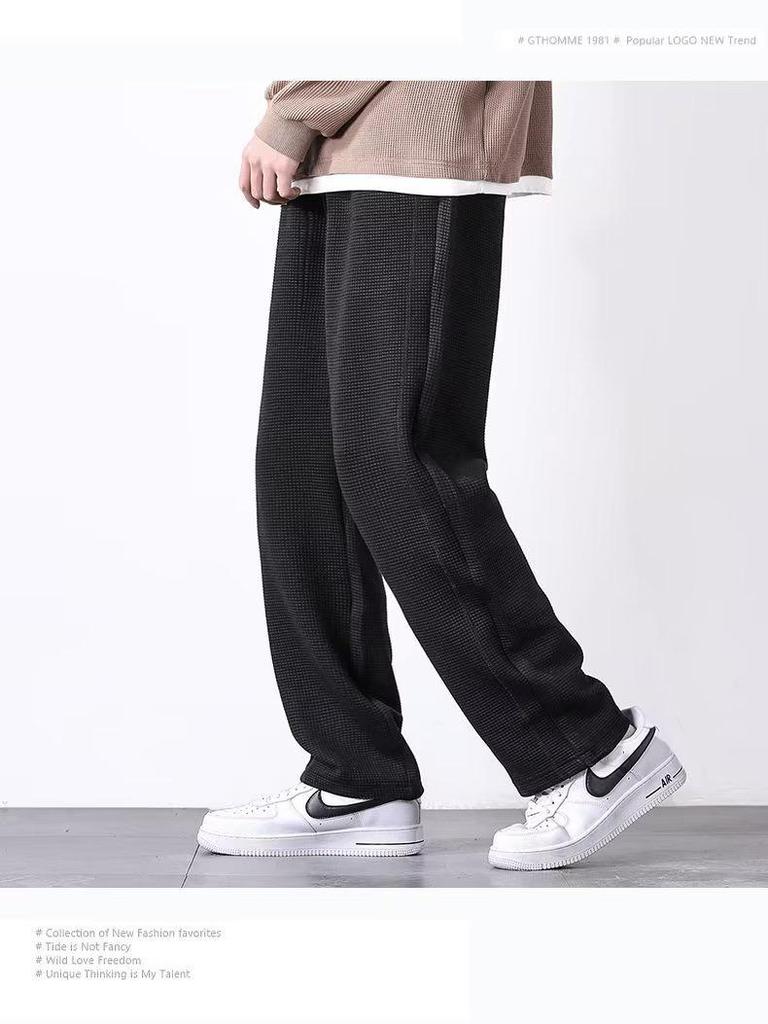 2024 Men's Trendy Loose Fit Drawstring Sports Pants - Versatile and Casual Large Size