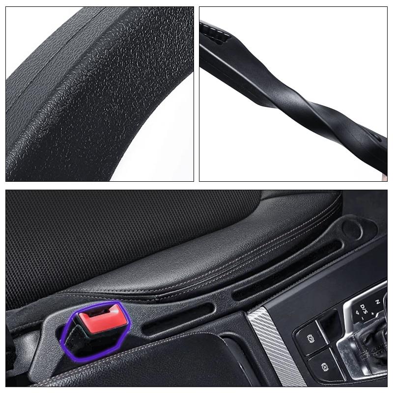 For Hyundai Car Logo Seat Gap Filler Organizer Waterproof Car Seat Gap Plug Strip Accessories Ioniq Sonata Elantra Solaris Creta WW72