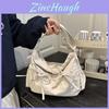 Streetwear Large Capacity Messenger Bag With Inner Pouch For Commuters And Students