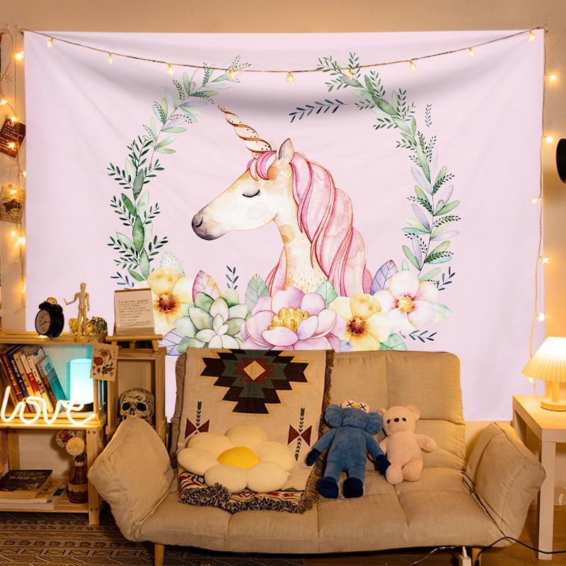 INS Style Bedroom & Dormitory Wall Hanging Cloth – Canvas Poster Decor